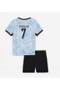 Fotbalové Dres Portugalsko Cristiano Ronaldo #7 Dětské Venkovní Oblečení ME 2024 Krátký Rukáv (+ trenýrky)